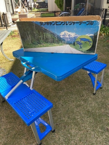 キャンプレジャーテーブル (クロワッサン) 栗橋のテーブルの中古