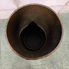 アンティーク調 金属製 傘立て オブジェ インテリア レトロ 直径30cm（口径18.5cm）×高さ50cm の画像