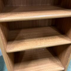 木製 4段 収納棚 本棚 飾り棚 カラーボックス 幅44cm×奥行30cm×高さ90cm の画像