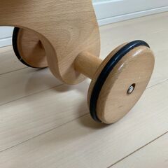 【日本製】KOIDE 木製乗り物 木馬・ポニー・三輪車の画像