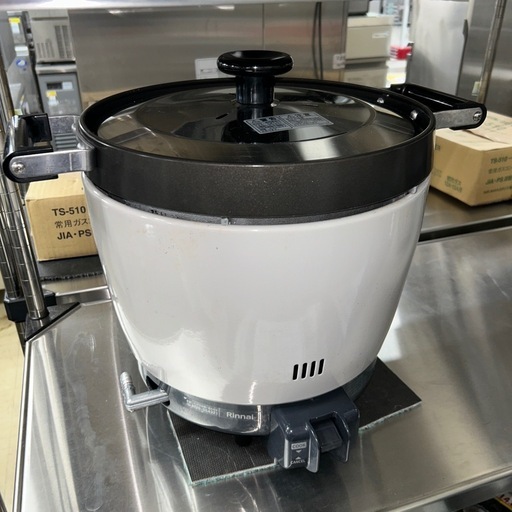 7362【美品】2025年製 リンナイ 業務用ガス炊飯器 RR-200CF 二升炊 LPガス