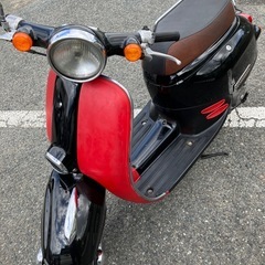 ホンダ ジョルノDX AF24赤黒　メンテ済み　普通に乗れる　の画像