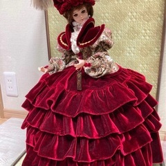 フランス人形　ガラスケース付き　美品　の画像