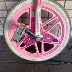 一輪車　ブリジストン  18インチ　ピンク　c-2の画像