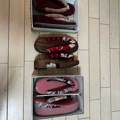 お譲りします。女性用草履三足の画像