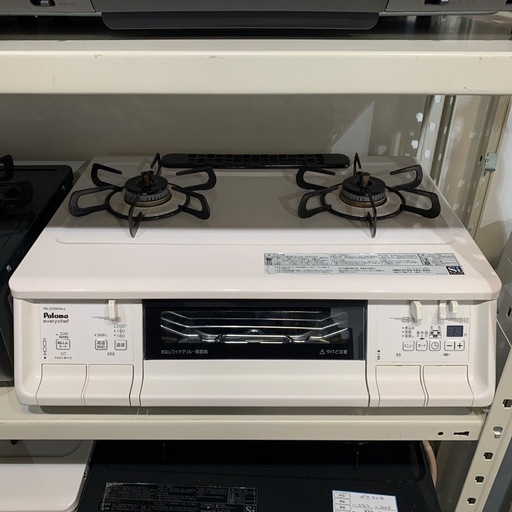 【ジモティー割】 Paloma 2023年製　都市ガス　ガスコンロ　付属品あり（ID1898）