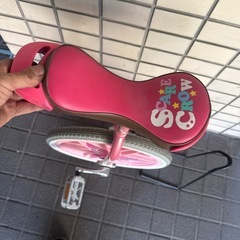 一輪車　ブリヂストン　18インチ　ピンク　c-3の画像