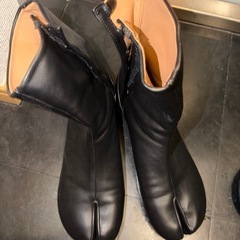 美品】厚底ロングブーツ /ブラック / バックジッパー付き /の画像