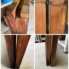 （Z）ガラス窓　2枚組　古民家　中古品の画像