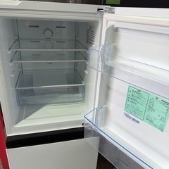 F39 
中古 135L 2ドア冷蔵庫 ハイセンス HR-D1304 ホワイト 2022年製 の画像