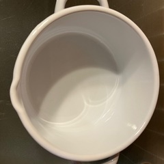 新品未使用 ホーロー鍋 網付き 天ぷら鍋 クマ & トナカイ柄の画像