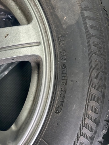 BAMINUM 15インチ ホイール BRIDGESTONEスタッドレスタイヤ