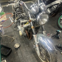 ゼファー400 レストアベース　実働　　外装ありの画像