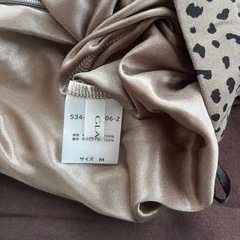 アニマル柄　スカート　サイドジップ　ハニーズの画像