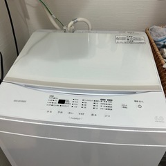 全自動洗濯機　IAW-T605WL (アイリスオーヤマ)の画像