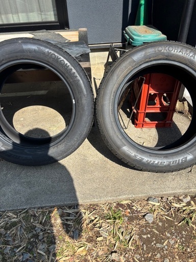 ヨコハマ　ブルーアースes32 225/55r17 4本セット　バリ溝　2024年