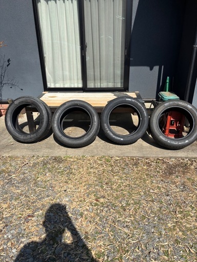 ヨコハマ　ブルーアースes32 225/55r17 4本セット　バリ溝　2024年