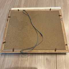 別売り可　ホワイト 木製フレーム 2個セット　中古品の画像