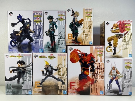お取引者決定✅僕のヒーローアカデミア　突入編　1番くじフィギュア　コンプリートセット