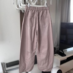 S カーブパンツ　くすみピンク　ハニーズの画像