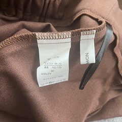 MT　スラックス　ウエストマーク　細見え　
ジップ　ブラウンの画像
