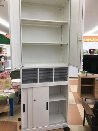 店頭引き取り限定‼ オカムラ  事務用キャビネット 【?リサイクルモールみっけ柏?】