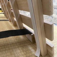 二つ折りすのこ　シングルの画像