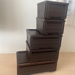 衣装ケース　中　2個セット
の画像