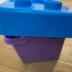 だだんだんブロックバケツ　バイキンマンの画像