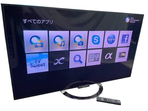 ・SONY BRAVIA ブラビア フルハイビジョン液晶テレビ KDL-55W900A 2014年製 リモコン付き