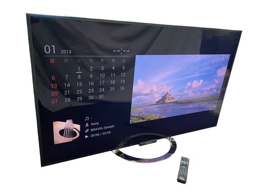 ・SONY BRAVIA ブラビア フルハイビジョン液晶テレビ KDL-55W900A 2014年製 リモコン付き