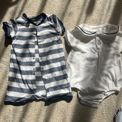 80センチ半袖ロンパースまとめ売りの画像