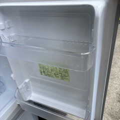 シャープ　SJ-D14F-S 137ℓ 冷凍冷蔵庫2020年製の画像