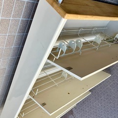 エムケー シューズラック 突っ張り式 　つっぱり げた箱 下駄箱の画像