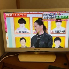 2014年製 SHARP19型テレビの画像