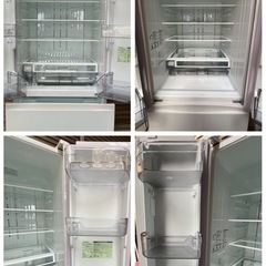 〖倉庫保管品〗 中古 東芝 TOSHIBA 6ドア 冷蔵庫 フレンチドア GR-V510FH 509Ｌ 2023年製の画像