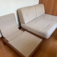 3人掛けソファ＋オットマン　TRUCK FURNITURE製の画像