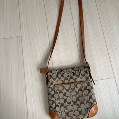 coachショルダーバッグの画像