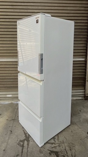 
中古 SHARP シャープ 3ドア 冷蔵庫 両開き SJ-GW36D 356L 2018年製