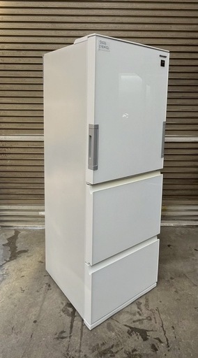 
中古 SHARP シャープ 3ドア 冷蔵庫 両開き SJ-GW36D 356L 2018年製