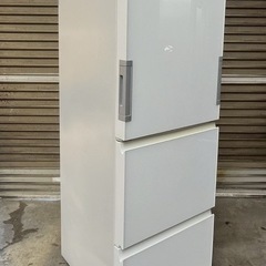 〖倉庫保管品〗 中古 SHARP シャープ 3ドア 冷蔵庫 両開き SJ-GW36D 356L 2018年製の画像