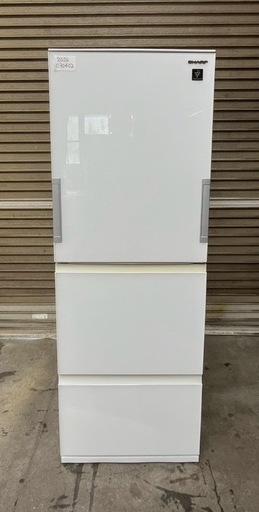 中古 SHARP シャープ 3ドア 冷蔵庫 両開き SJ-GW36D 356L 2018年製