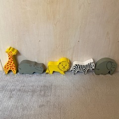 ⭐️木の動物たち⭐️ごっこ遊び／インテリアの画像