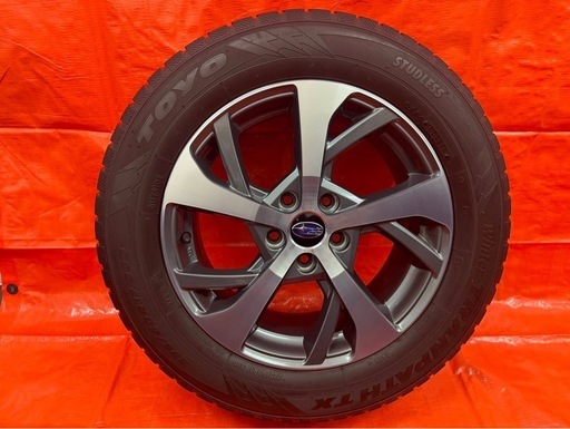 スバル純正 17インチ 225/60R17 TOYOスタッドレス付 2019年製 5〜6分山 4本セット