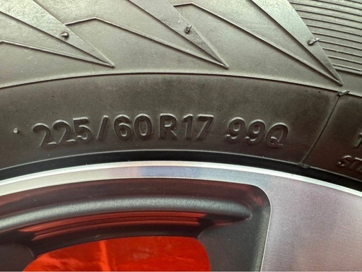 スバル純正 17インチ 225/60R17 TOYOスタッドレス付 2019年製 5〜6分山 4本セット