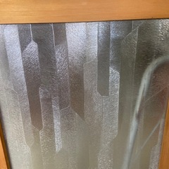 ガラス窓F 木製　4枚セット　建具　中古品の画像