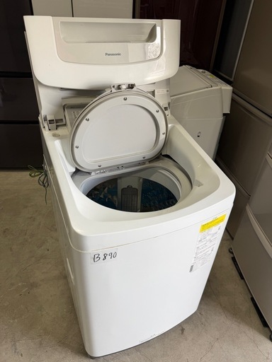 NO B890?福岡市内配送設置無料✨?縦型洗濯乾燥機 シルバー NA-FD80H8-S [洗濯8.0kg /乾燥4.5kg /ヒータ