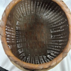 1295😸　竹籠 魚籠 腰籠 古道具 レトロの画像