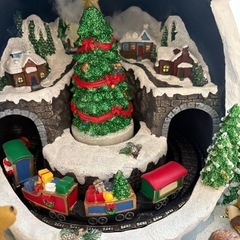 雪だるまの置物の画像