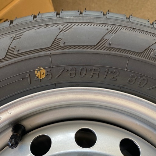 145/80/12 新品タイヤホイール4本セット